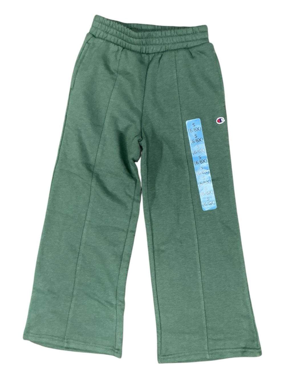 Champion - NWT - Girls Olive Green Wide-Leg Sweatpants